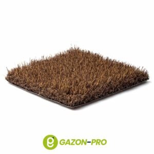 Gazon synthétique 25mm Marron